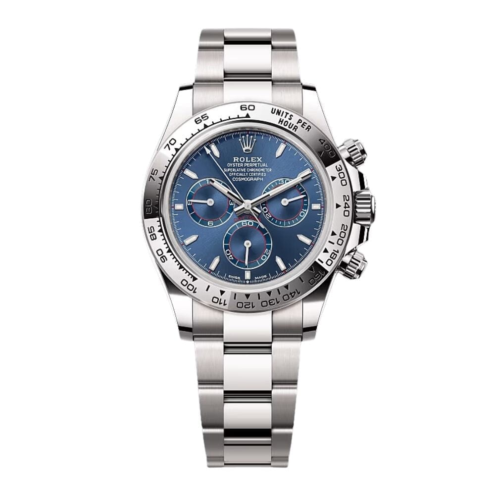 Rolex Daytona 126509 Weißgold Mit Blauem Zifferblatt