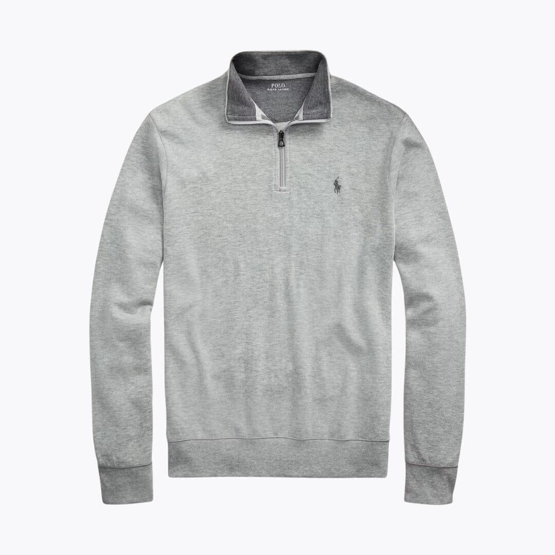 Ralph Lauren Luxury Jersey Pullover Mit Viertel-Reißverschluss