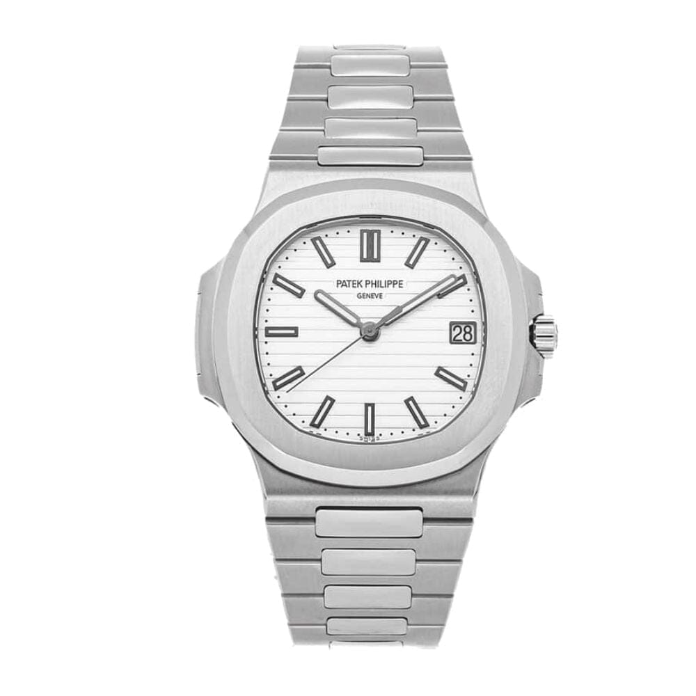 Patek Philippe Nautilus Edelstahl Weißes Zifferblatt 5711/1A-011