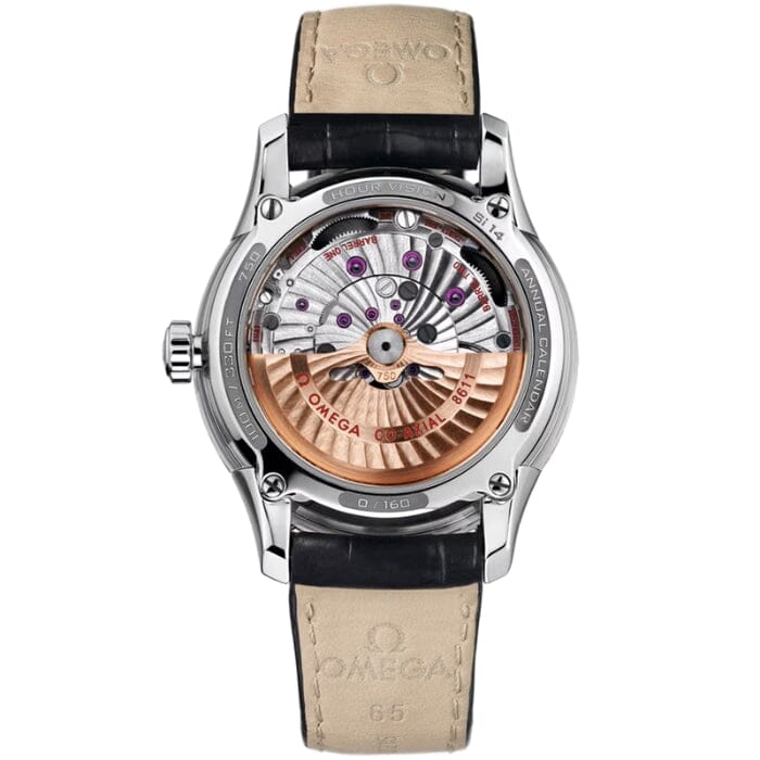Omega de Ville Hour Vision Annual Calendar Co-Axial Chronometer Herrenuhr