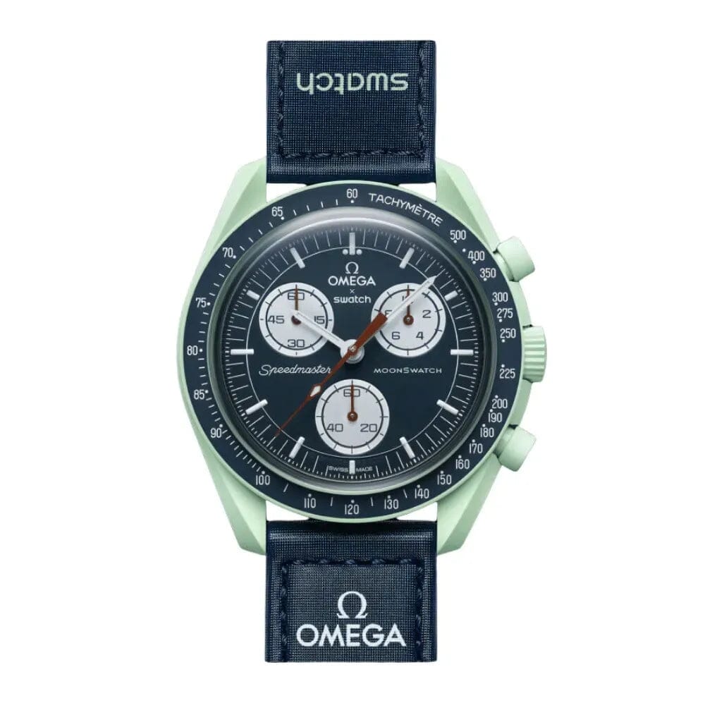 Omega X Swatch Speedmaster Moonswatch "mission on Earth" Chronograph