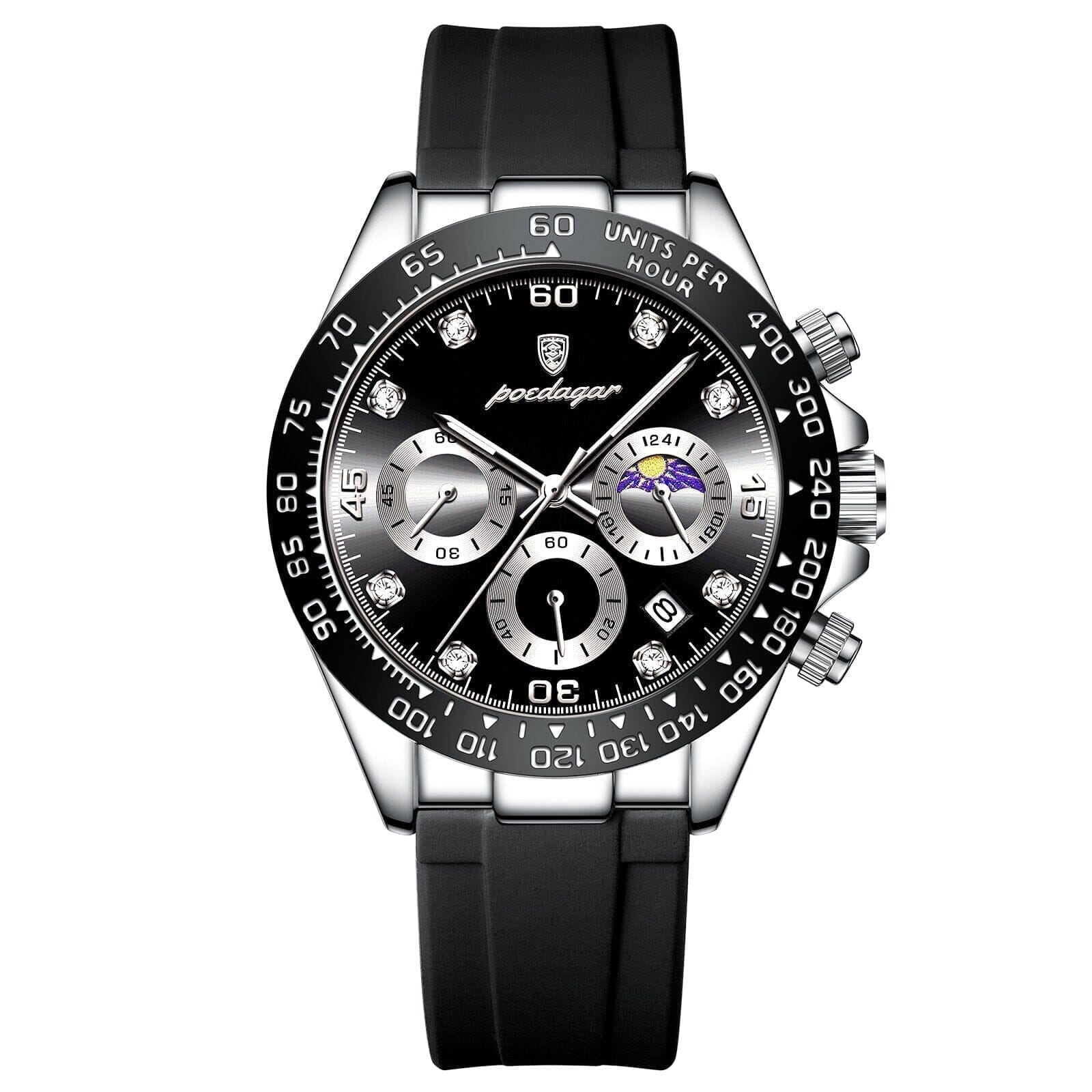 Poedagar Chronograph Mit Datumsanzeige