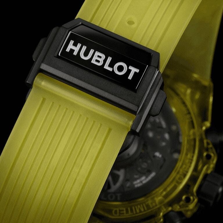 Hublot Big Bang Unico Black Yellow Sapphire 42mm Herrenchronograph