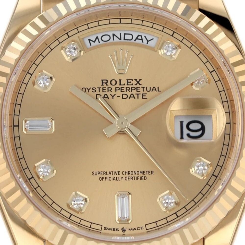 Rolex Day-Date Diamond 128238 Gelbgold