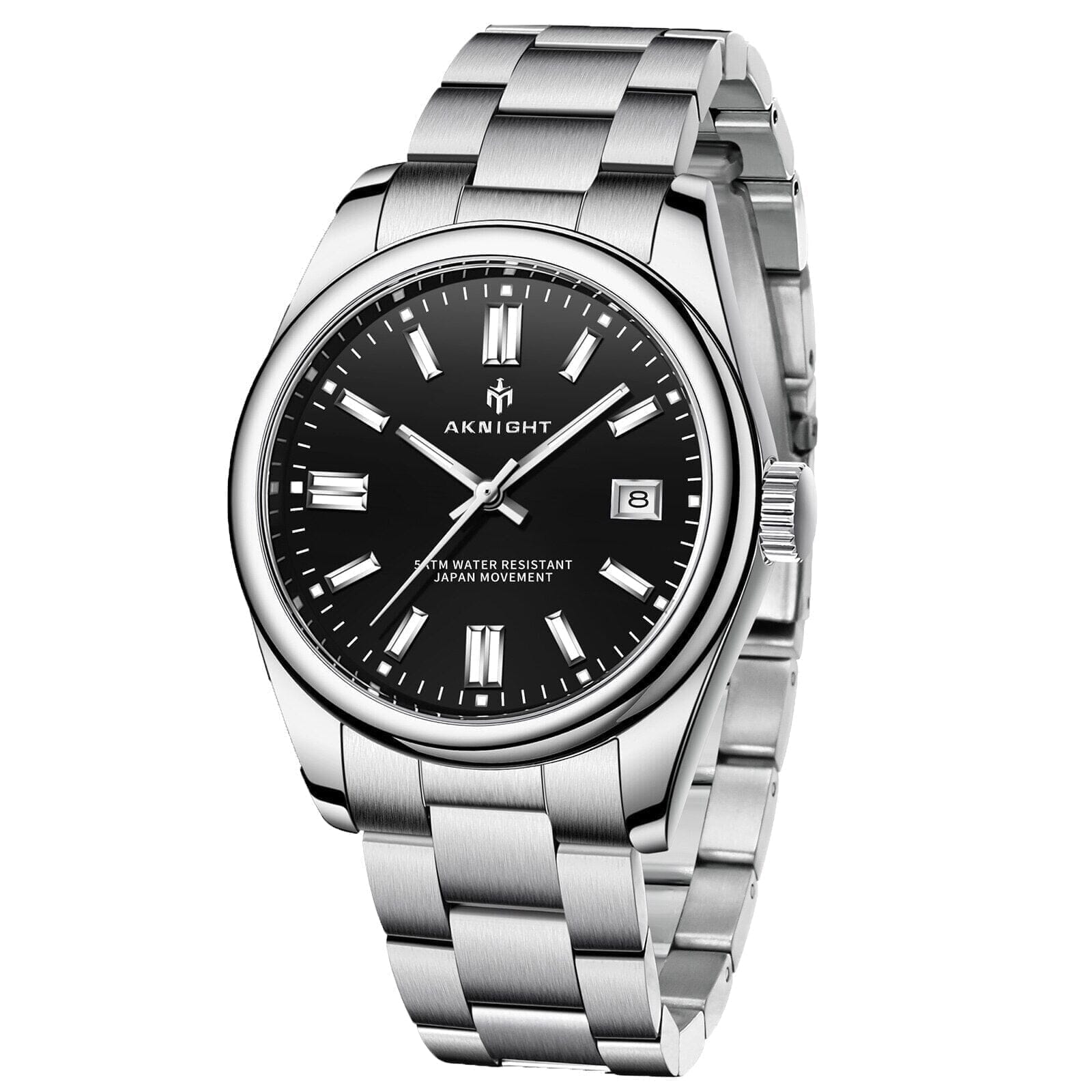 Poedagar Aknight 2113 Herren Quarz Armbanduhr - Edelstahl 39mm