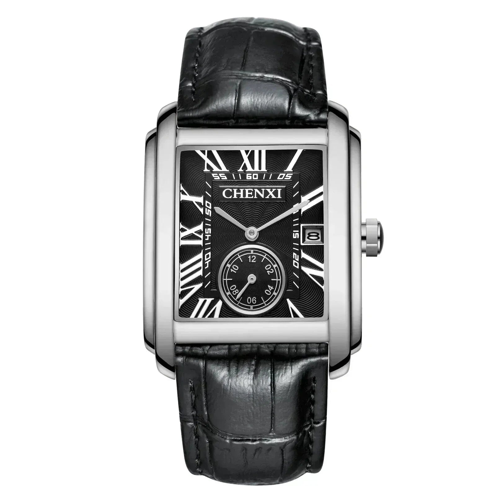 Poedagar Vintage Leder Armbanduhr