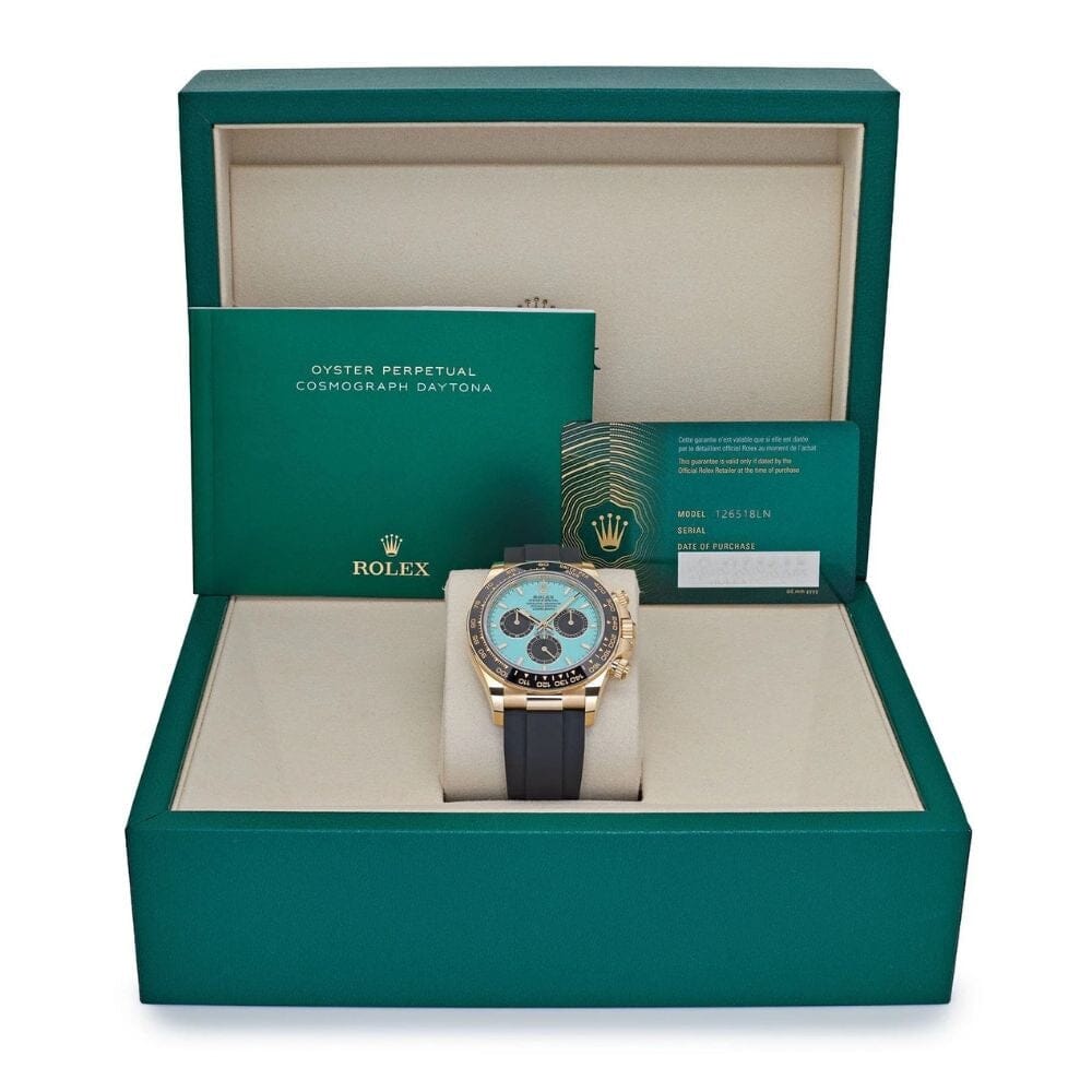 Rolex Daytona 126518LN "turquoise Blue" Herrenchronograph