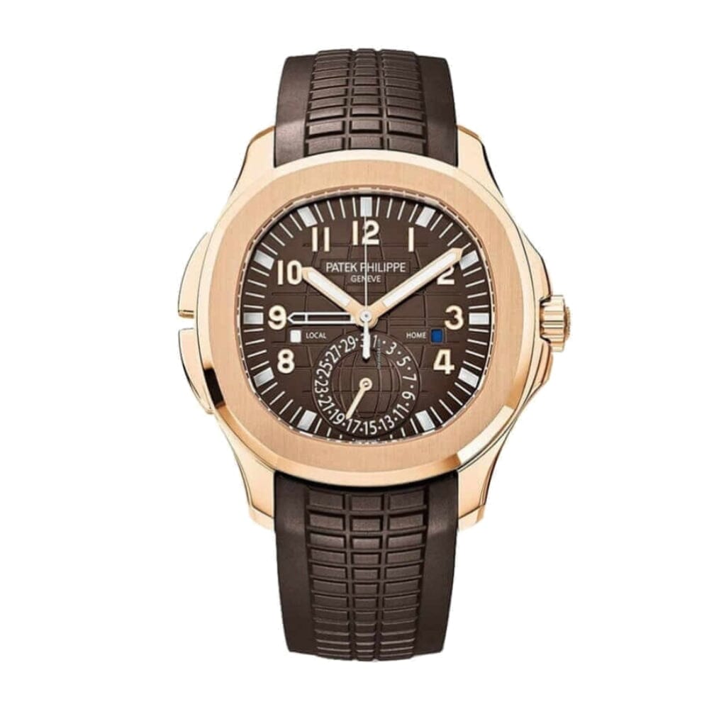 Patek Philippe Aquanaut Travel Time GMT 5164 Handgefertigt