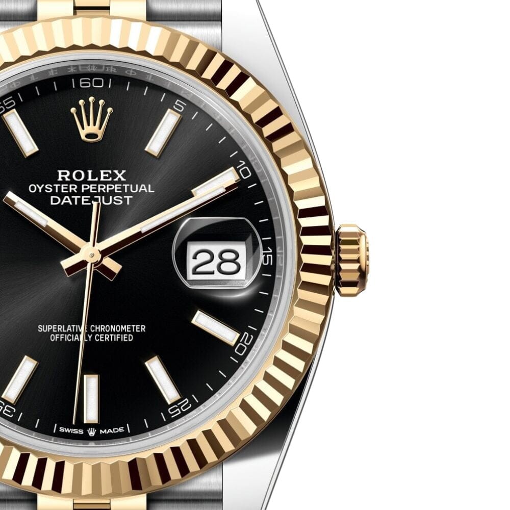 Rolex Datejust Oystersteel 126333 'gold White' - Luxusuhr