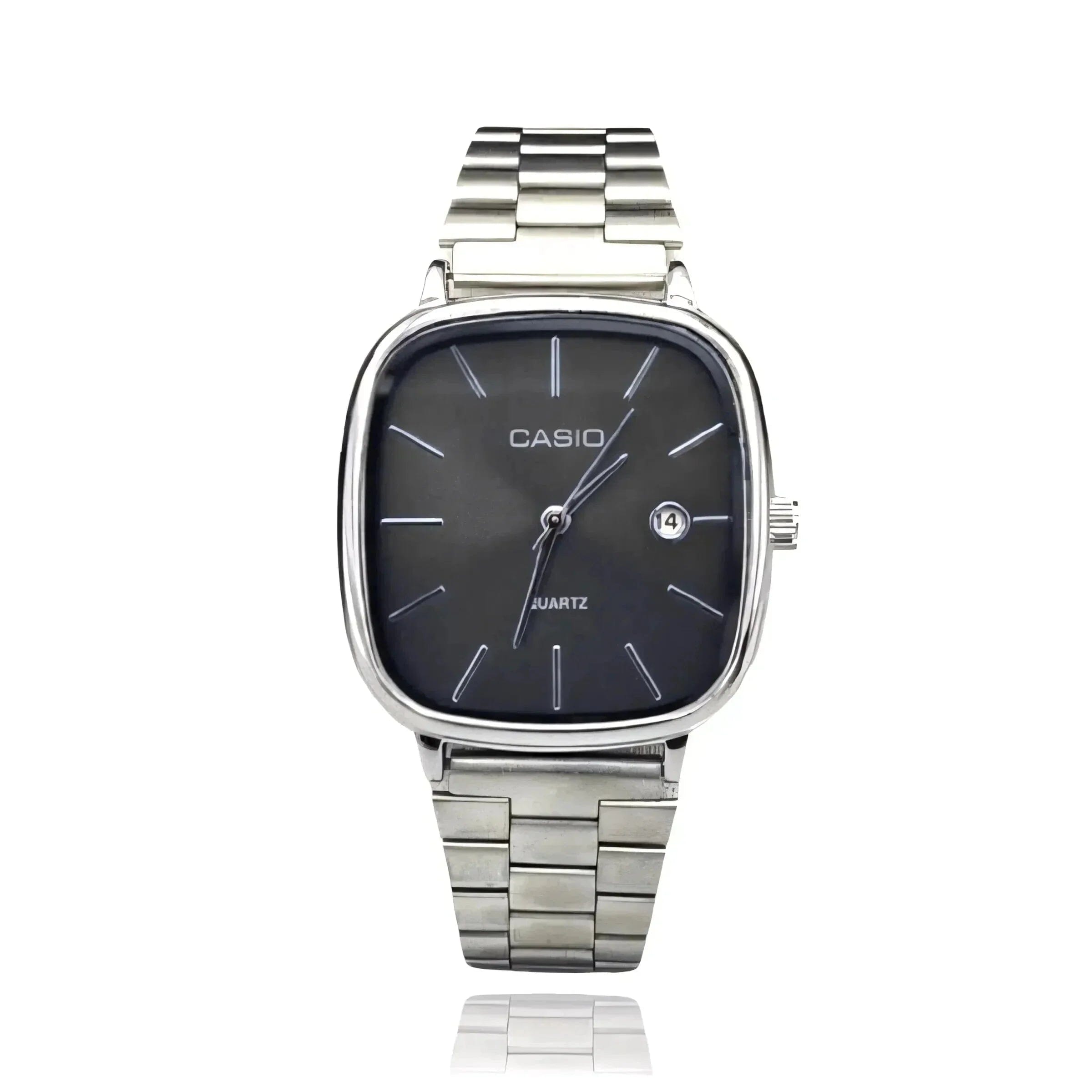 CASIO Luxuriöse 36mm Armbanduhr - Wasserdicht | Edelstahl