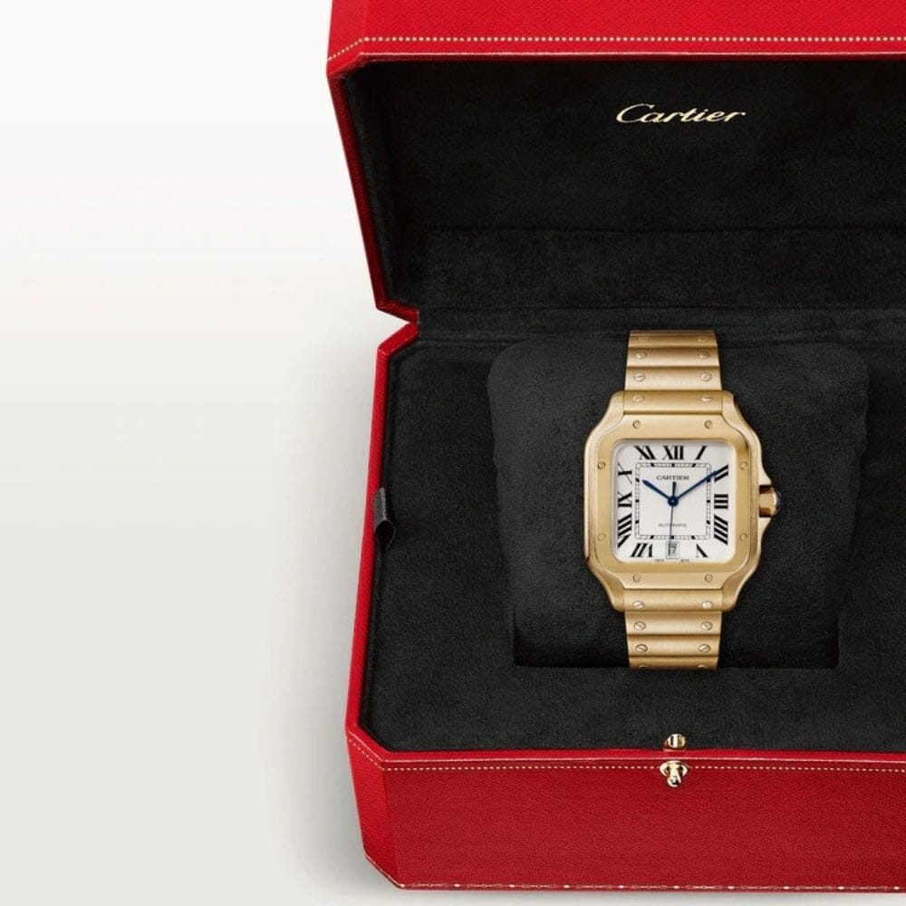 Cartier Santos Gold Herrenuhr