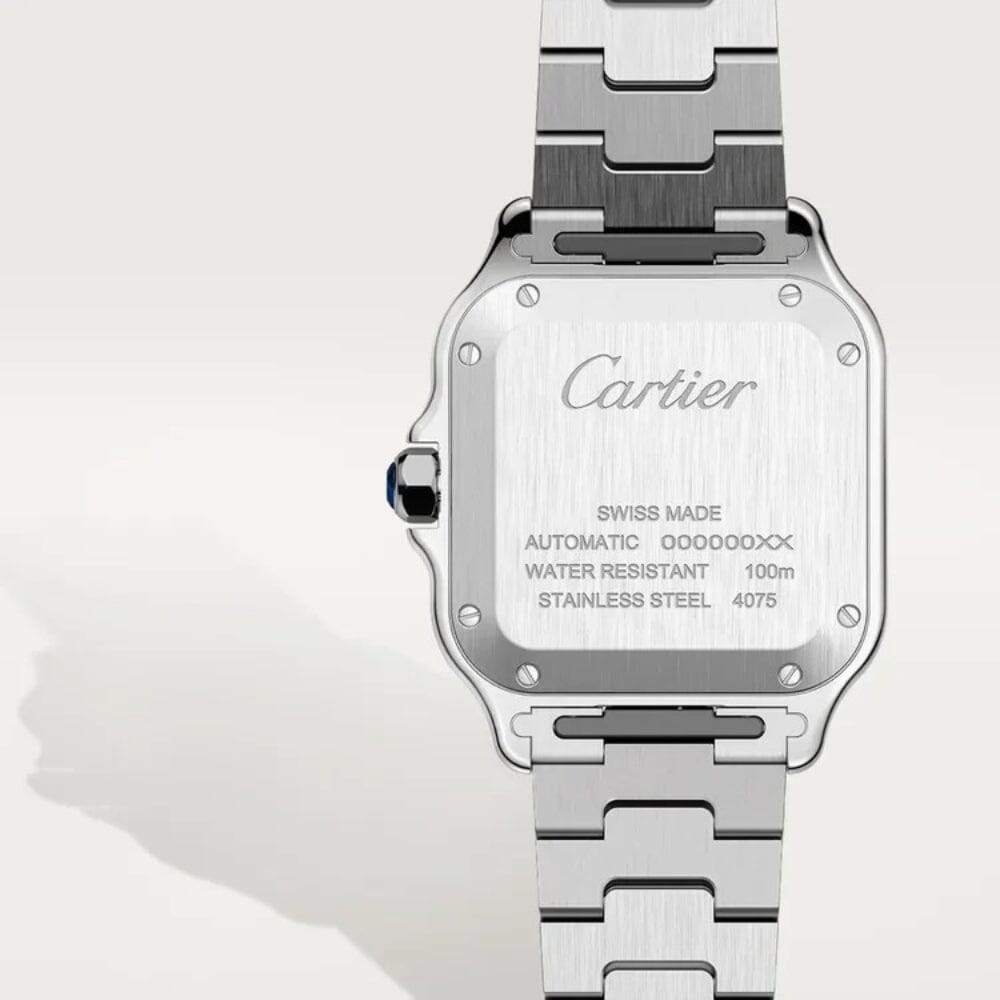 Cartier Santos Classic Silber Herrenarmbanduhr