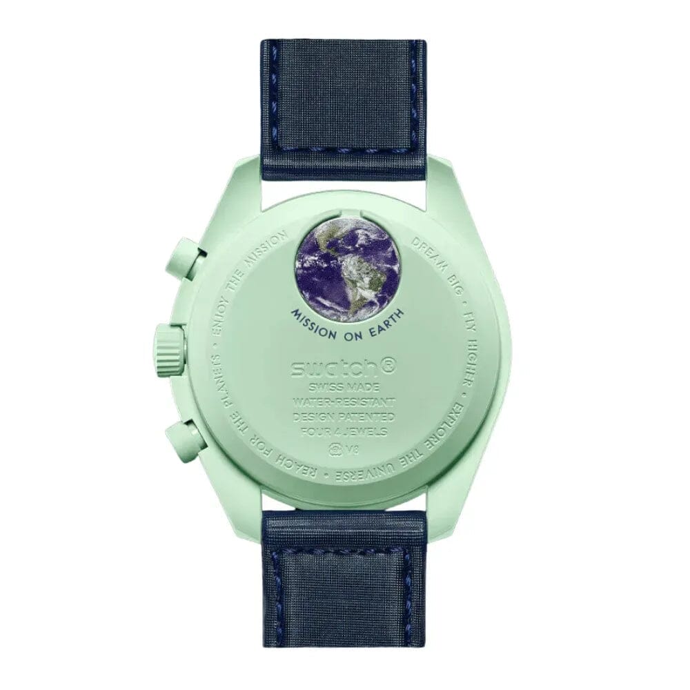 Omega X Swatch Speedmaster Moonswatch "mission on Earth" Chronograph
