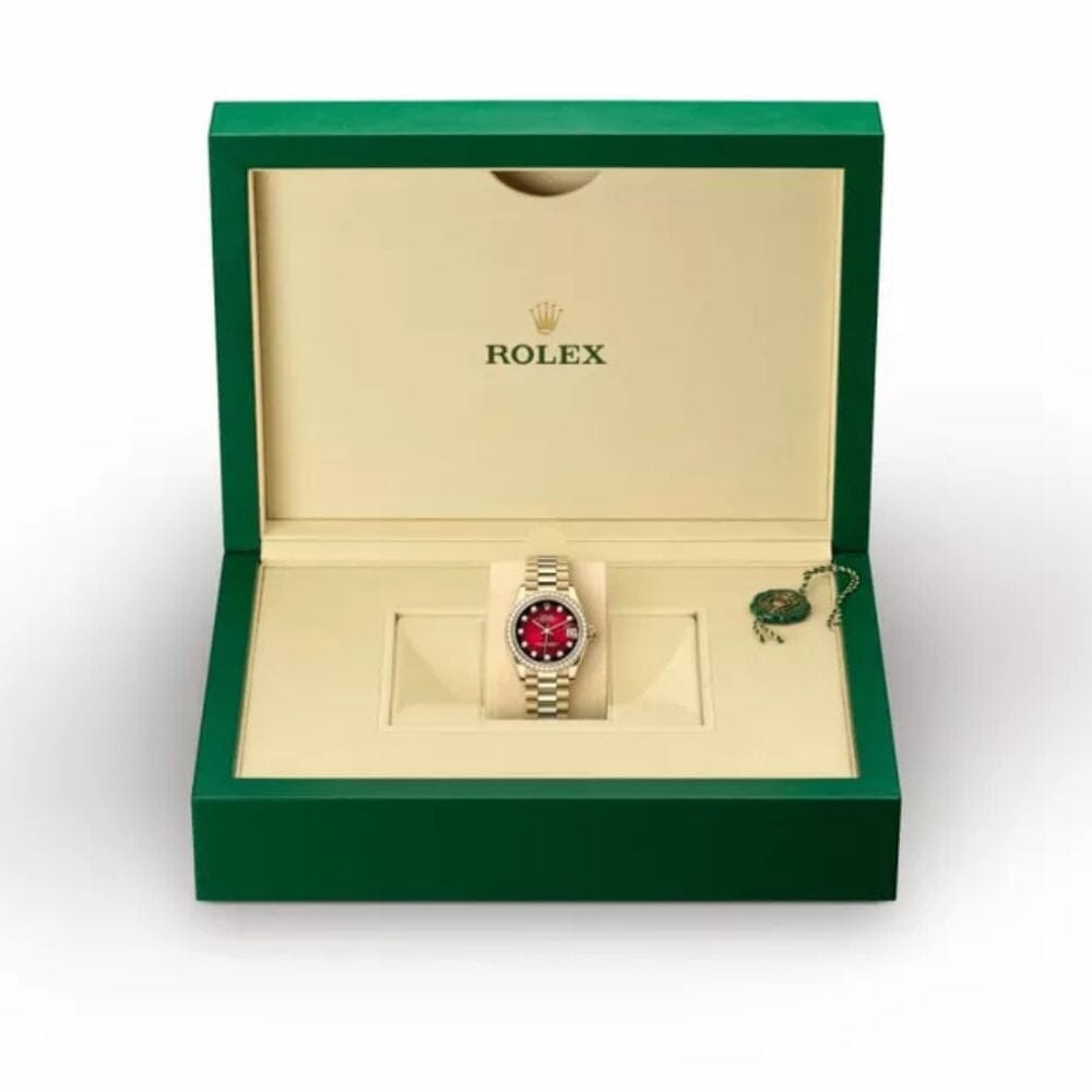 Rolex Datejust 31mm Diamant-Lünette Zifferblatt 278288RBR