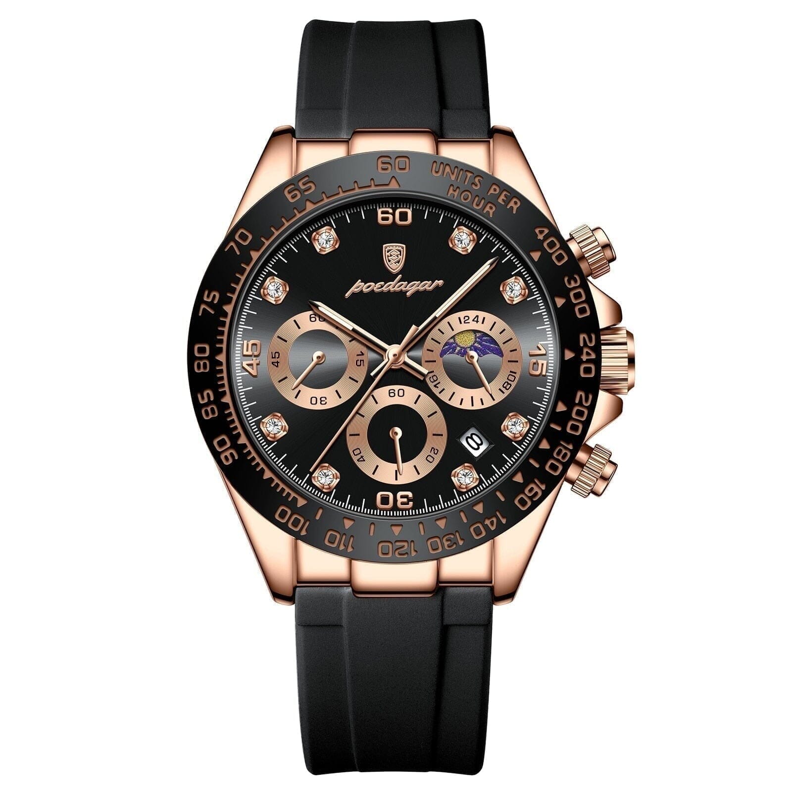 Poedagar Chronograph Mit Datumsanzeige