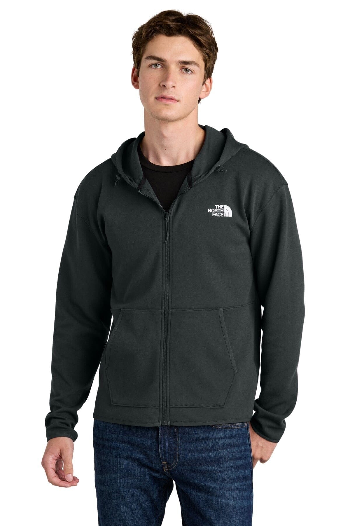 The North Face Double-Knit Kapuzenjacke Mit Reißverschluss