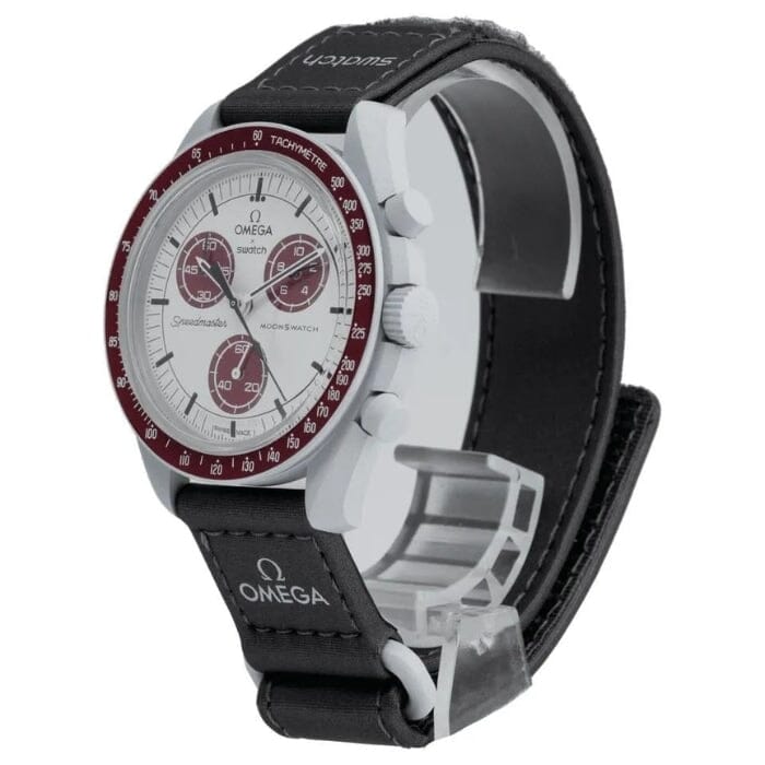 Omega X Swatch Speedmaster Moonswatch "mission to Mars" Chronograph