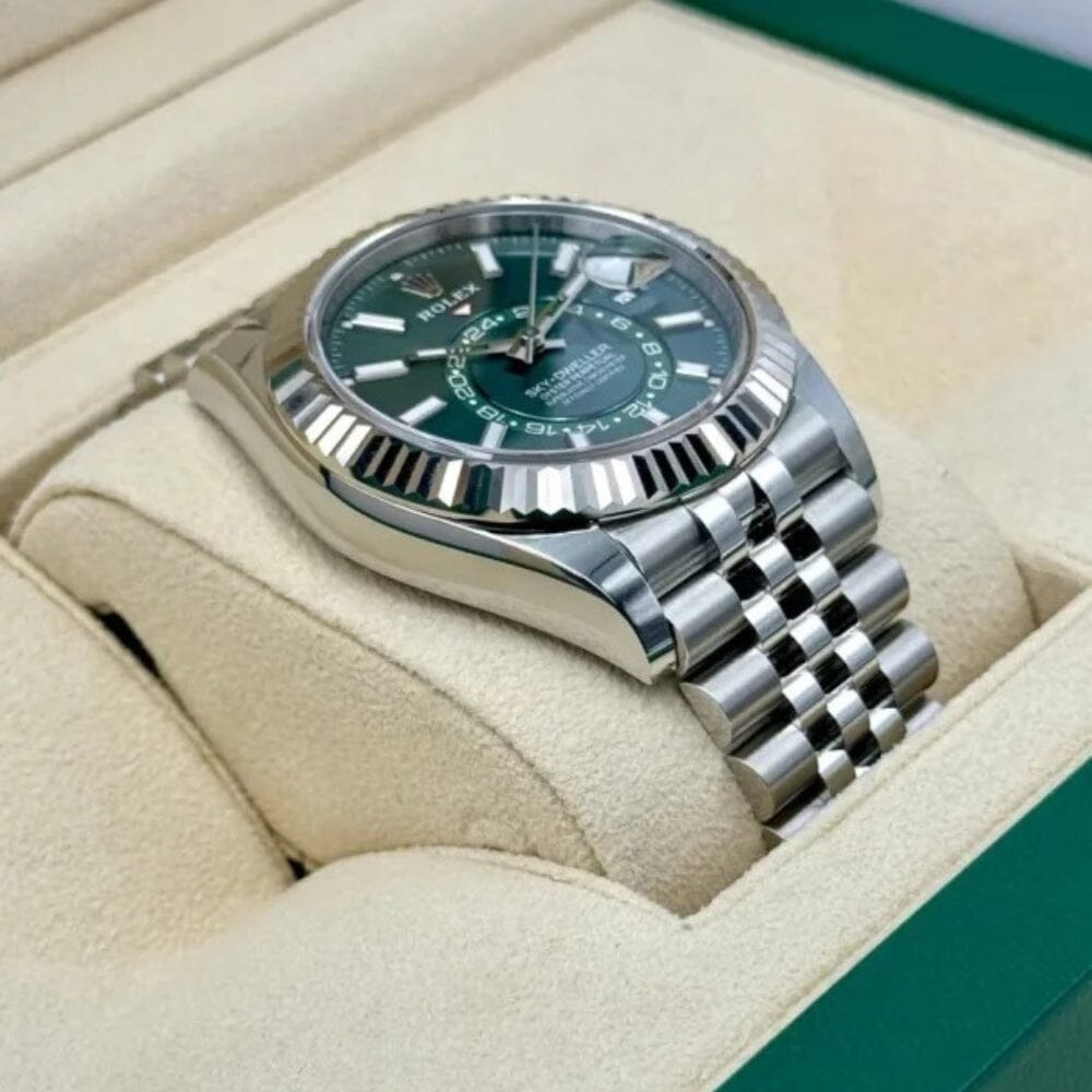 Rolex Sky-Dweller Mit Grünem Zifferblatt 336934-0001